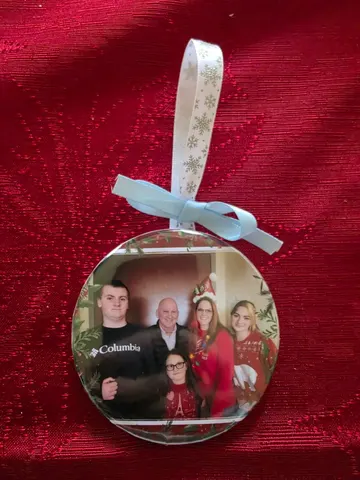 3” round ornament